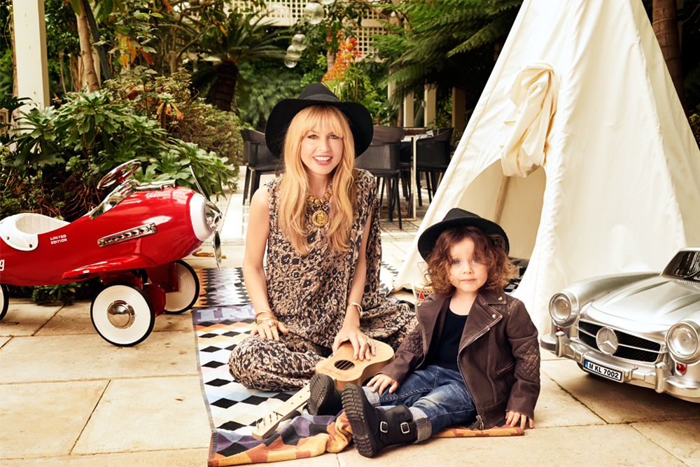 Rachel Zoe and her son Skyler Morrison Berman Rachel Zoe and