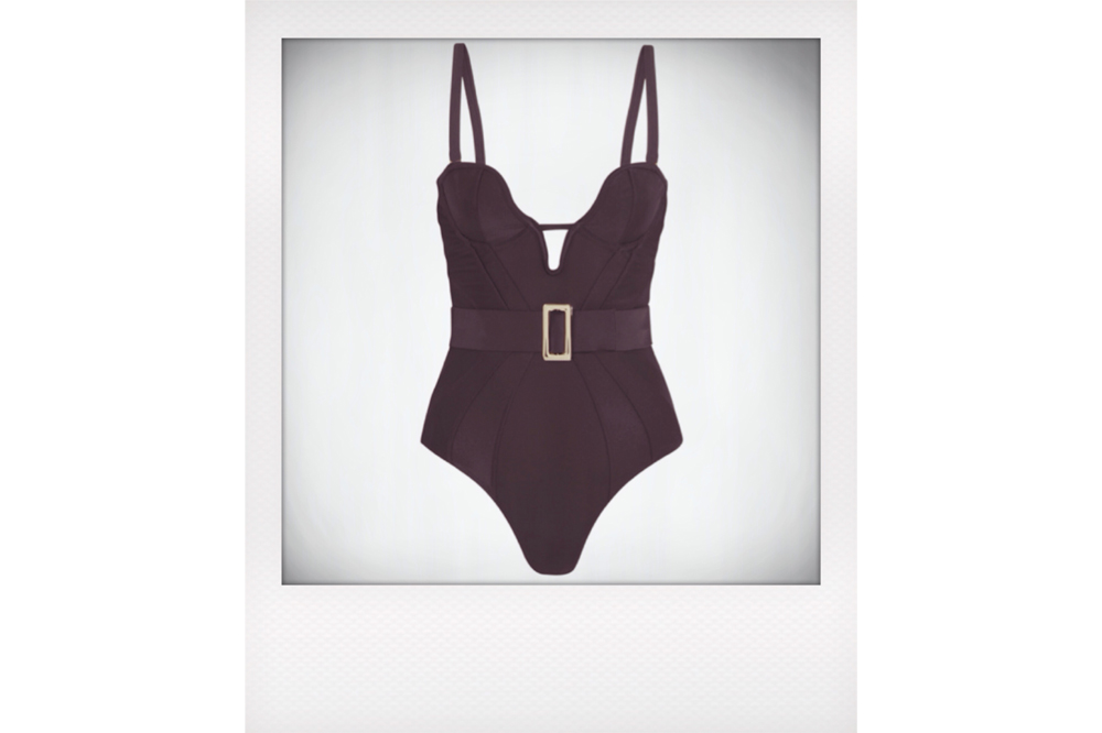 Agent Provocateur Marnee belted underwired swimsuit, $790
