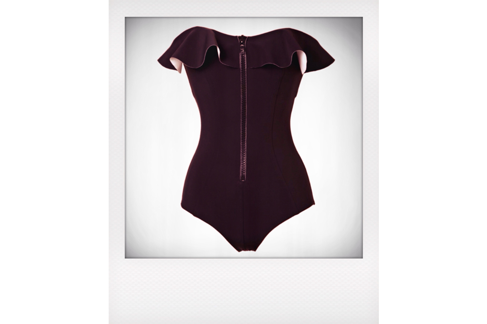 Lisa Marie Fernandez Leigh Flounce Maillot, $276.50